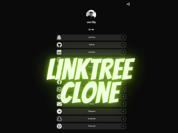 linktree-Clone